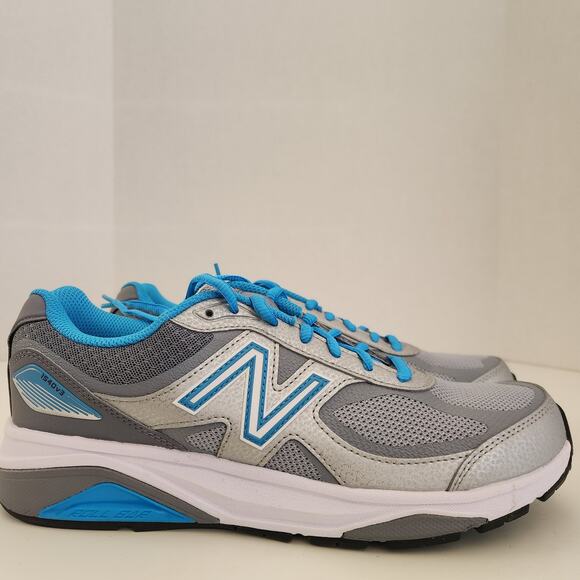 New Balance Women's W1540V3 Running Shoe, Silver/Polaris, 10.5 - Picture 2 of 8